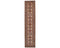 12 Feet Beige Kazak Afghan Hand Knotted Wool Runner Rug